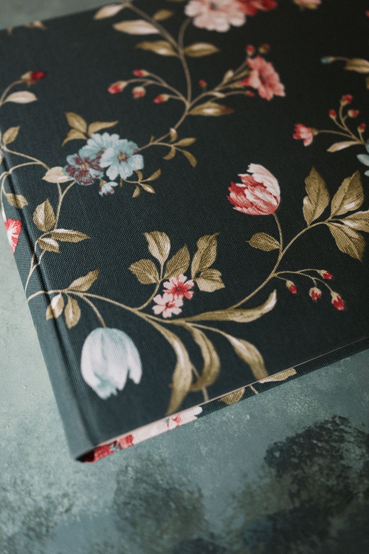 Álbum Tradicional Flores Azul y Rosa - Mónica Ortega PhotosÁlbum Grande