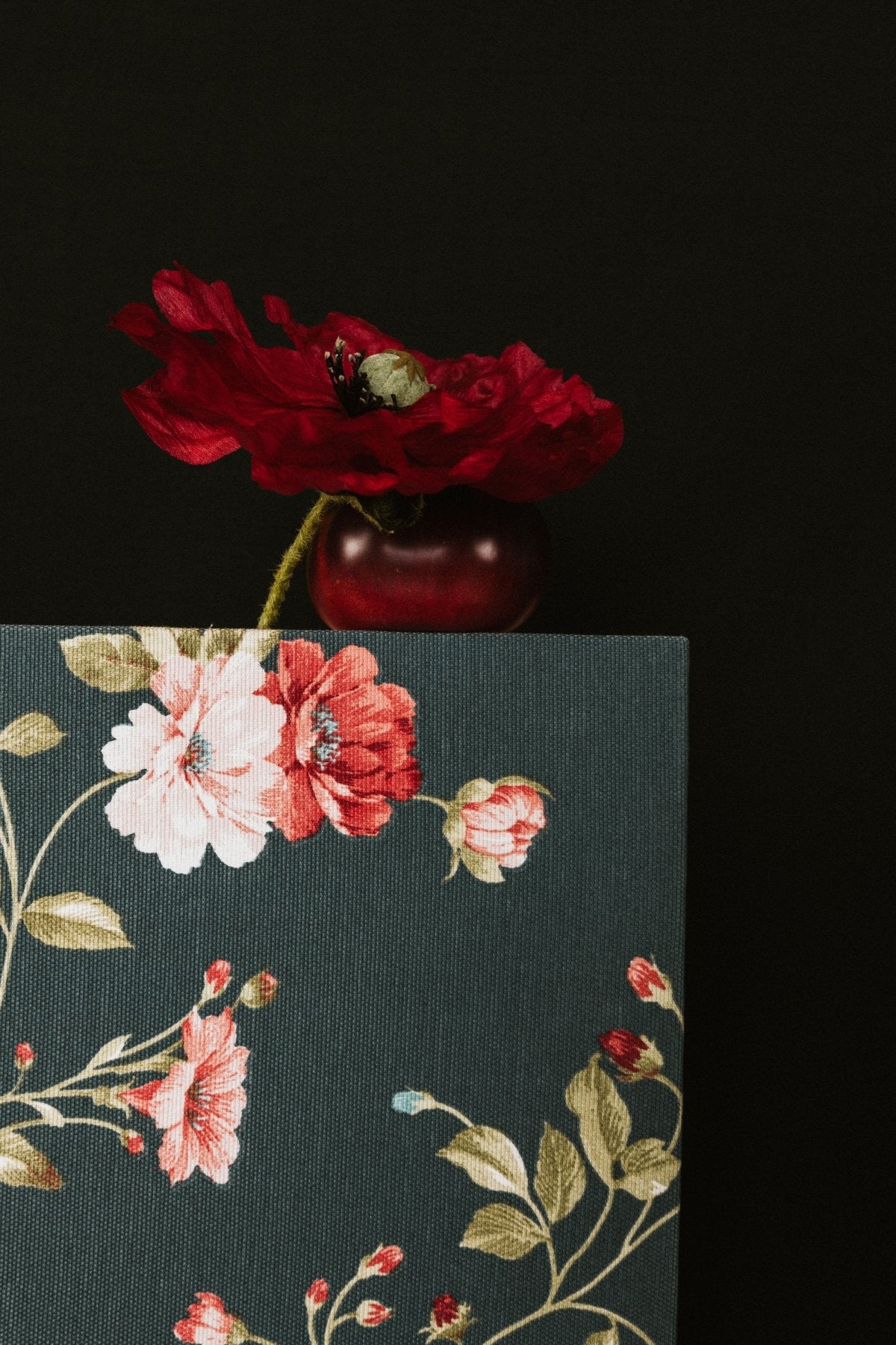 Álbum Tradicional Flores Azul y Rosa - Mónica Ortega PhotosÁlbum Grande