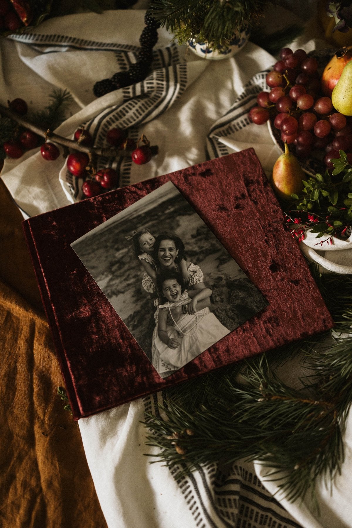 Álbum Tradicional Pequeño Burgundy - Mónica Ortega PhotosÁlbum Pequeño