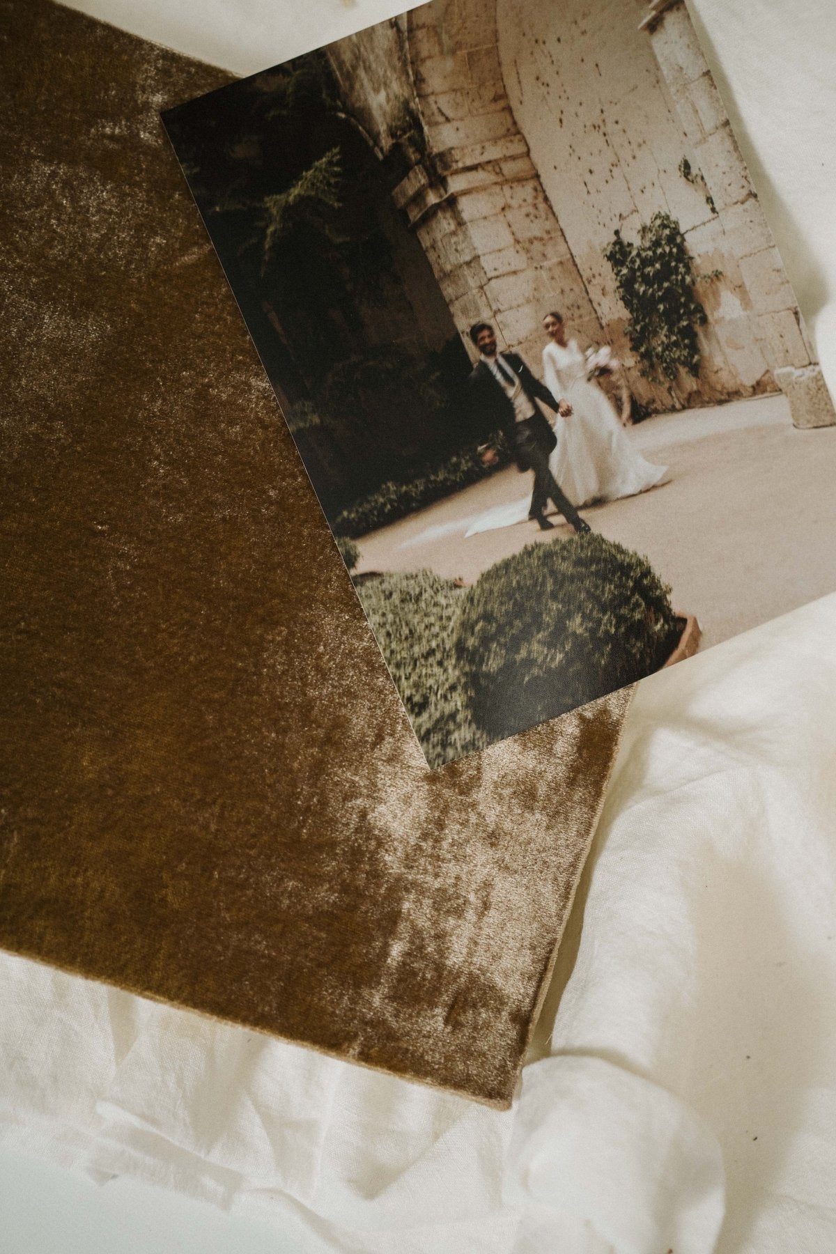 Álbum Tradicional Terciopelo Cobre Pequeño - Mónica Ortega PhotosÁlbum Pequeño
