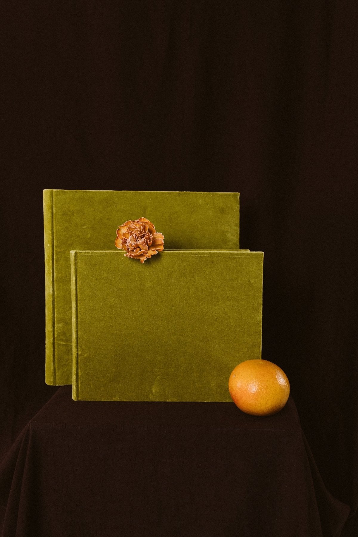 Álbum Terciopelo Oliva Pequeño - Mónica Ortega PhotosÁlbum Pequeño