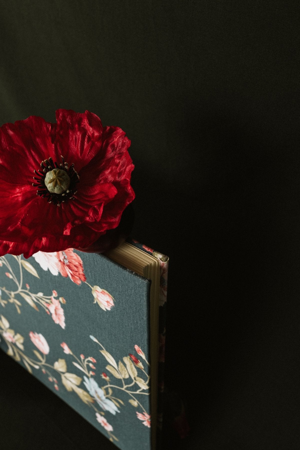 Álbum Tradicional Flores Azul y Rosa - Mónica Ortega PhotosÁlbum Grande