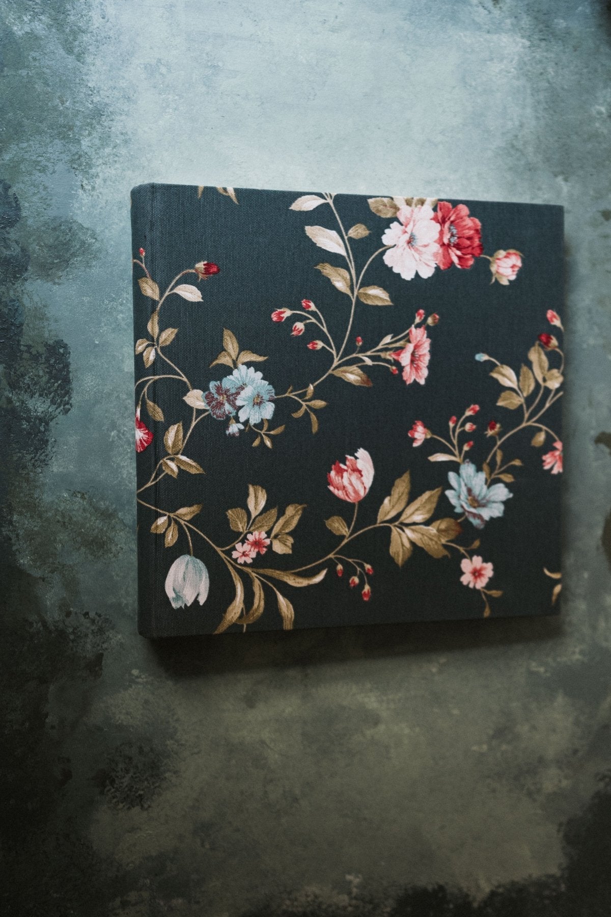 Álbum Tradicional Flores Azul y Rosa - Mónica Ortega PhotosÁlbum Grande