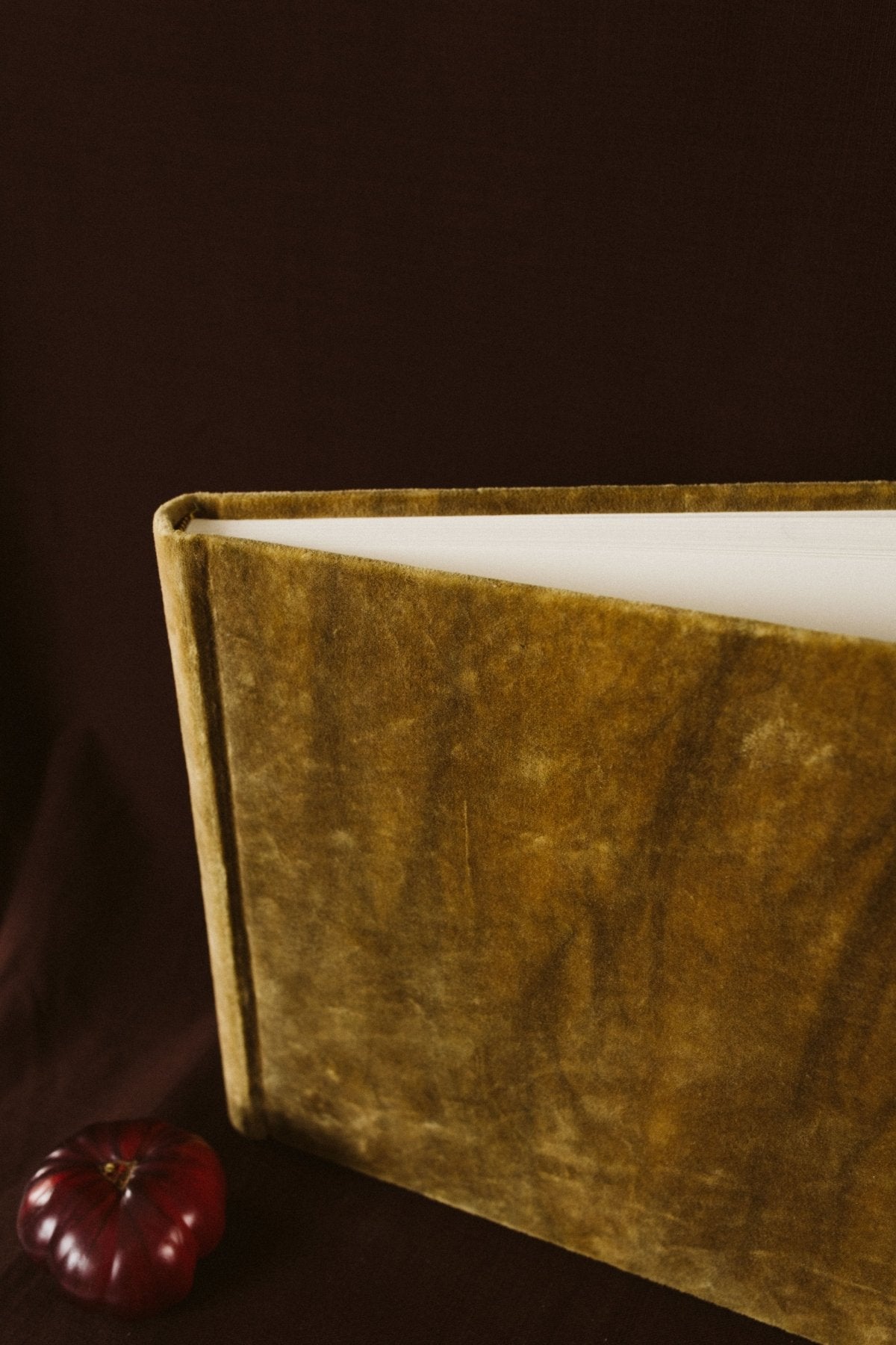 Álbum Tradicional Terciopelo Bronce - Mónica Ortega PhotosÁlbum Pequeño