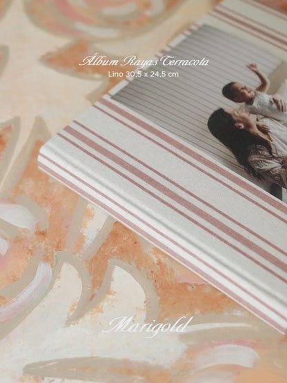 Álbum Rayas Terracota Pequeño